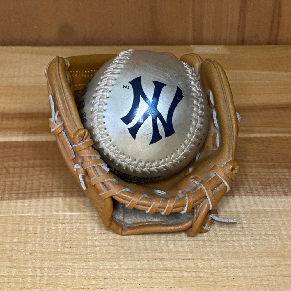 New York Yankees 100th Anniversary Limited Edition Baseball w/ Glove /5000